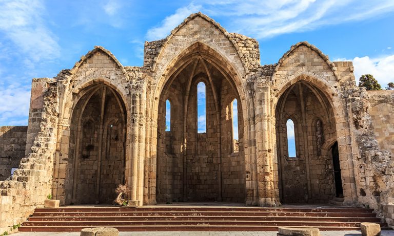 Redm Rhodes Church The Lady of the Castle Church - Old Town Rhodes